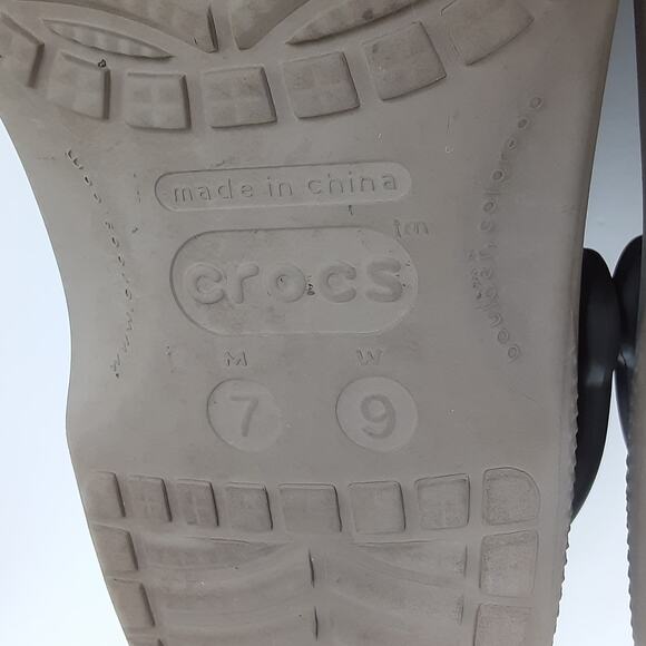 Crocs Disney Mickey Mouse Clogs Slip On Water Shoes Tan Brown Womens 9 Mens 7 - Picture 10 of 10